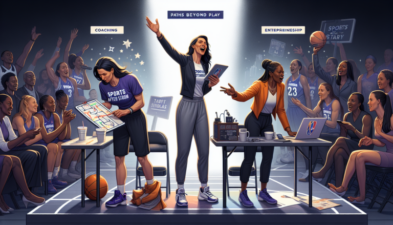 alt_text: WNBA players embracing post-career paths in coaching, entrepreneurship, and advocacy.