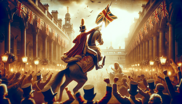 alt_text: A vintage-style poster celebrating Harding's triumphant return in a grand spectacle.