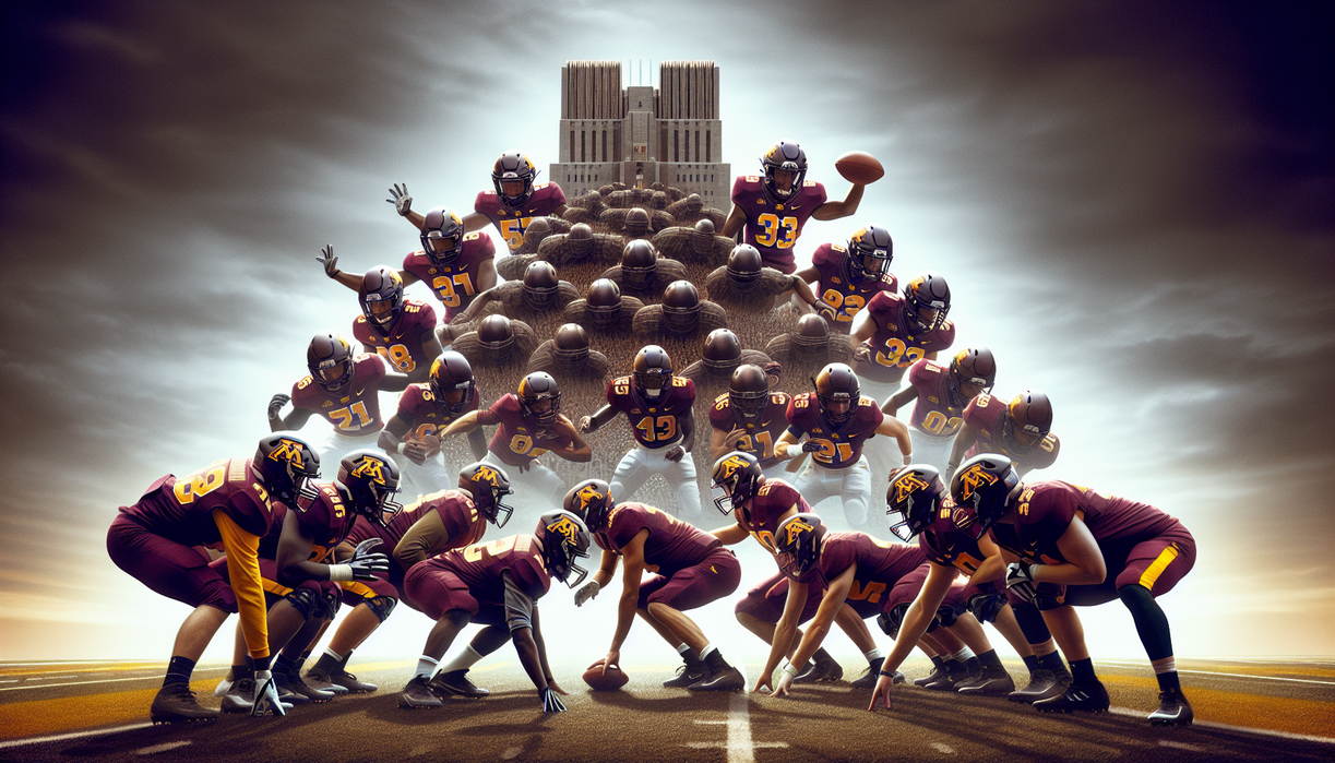 alt_text: Gophers Football grapples with tough challenges, facing a pivotal moment with Koi Perich.