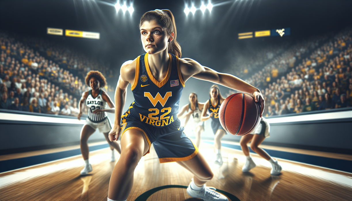 alt_text: WVU women's basketball team preparing for a game in Utah, seeking to gain momentum.