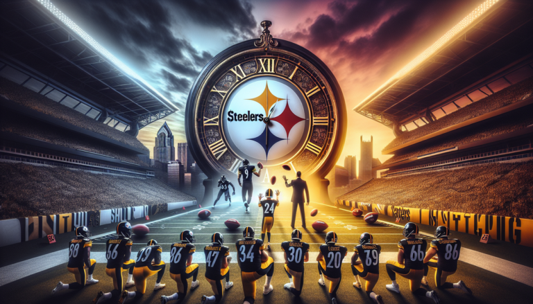 alt_text: A phone with the Pittsburgh Steelers logo, awaiting a call from Aaron Rodgers.