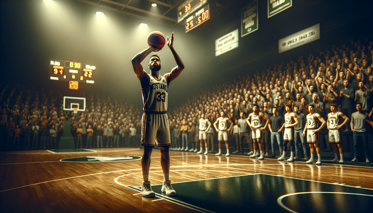 **alt_text**: Monmouth players celebrate victory over Telstar in dramatic sports showdown at Augusta.