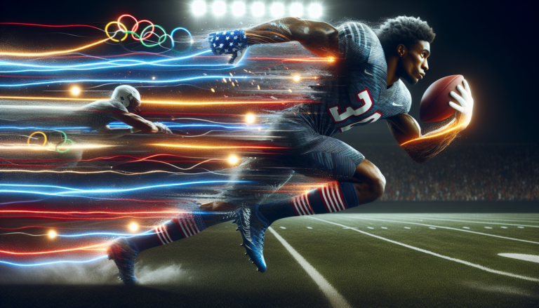 alt_text: DeVonta Smith, football star, draws Olympic interest, sparking buzz about potential talent shift.